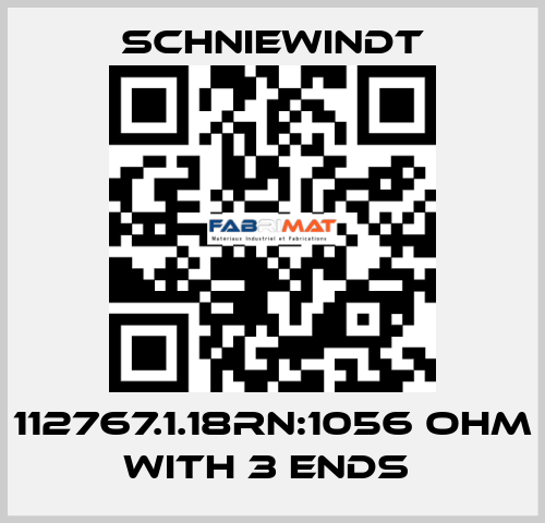 112767.1.18RN:1056 OHM with 3 ends  Schniewindt