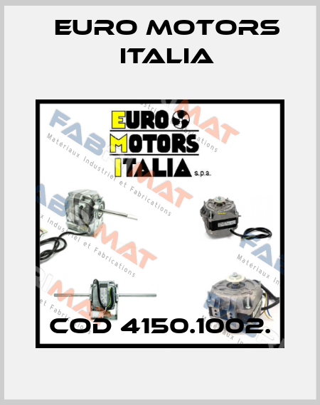 COD 4150.1002. Euro Motors Italia