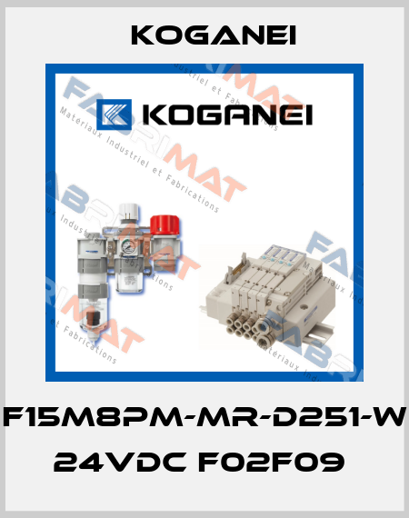 F15M8PM-MR-D251-W 24VDC F02F09  Koganei