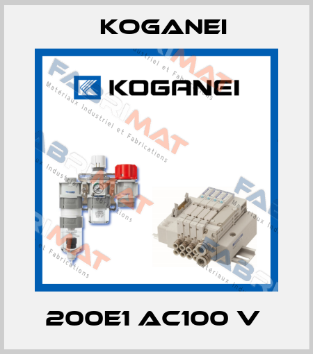200E1 AC100 V  Koganei