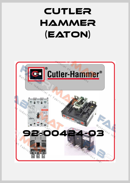 92-00424-03  Cutler Hammer (Eaton)