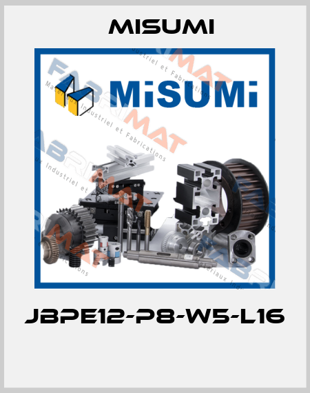 JBPE12-P8-W5-L16  Misumi