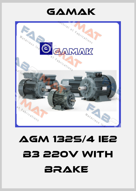 AGM 132S/4 IE2 B3 220V with brake  Gamak