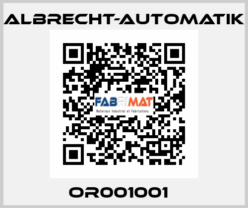 OR001001   Albrecht-Automatik