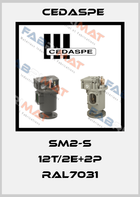 SM2-S 12T/2E+2P RAL7031 Cedaspe