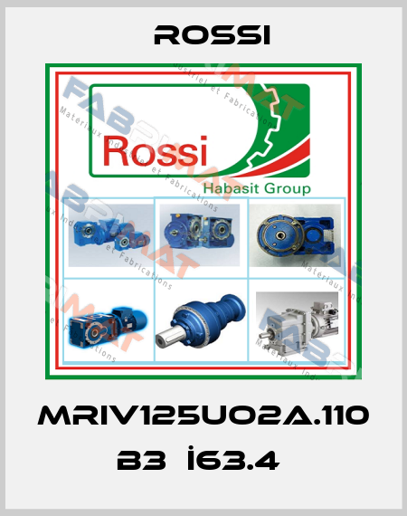 MRIV125UO2A.110  B3  İ63.4  Rossi