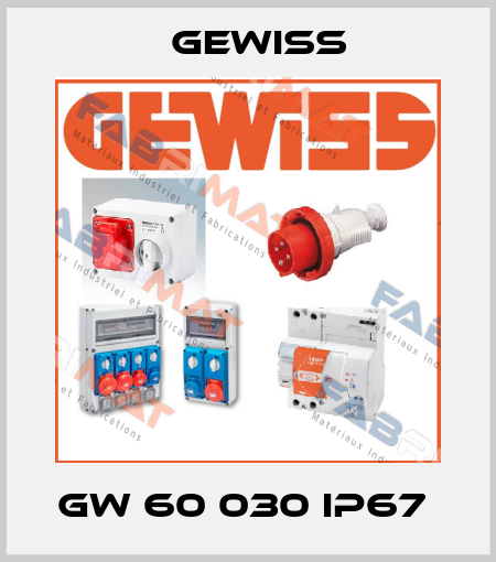 GW 60 030 IP67  Gewiss