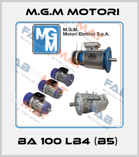 BA 100 LB4 (B5)  M.G.M MOTORI