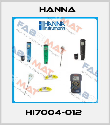 HI7004-012  Hanna