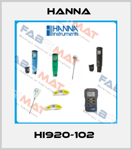 HI920-102  Hanna