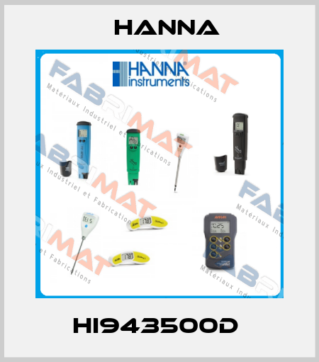 HI943500D  Hanna