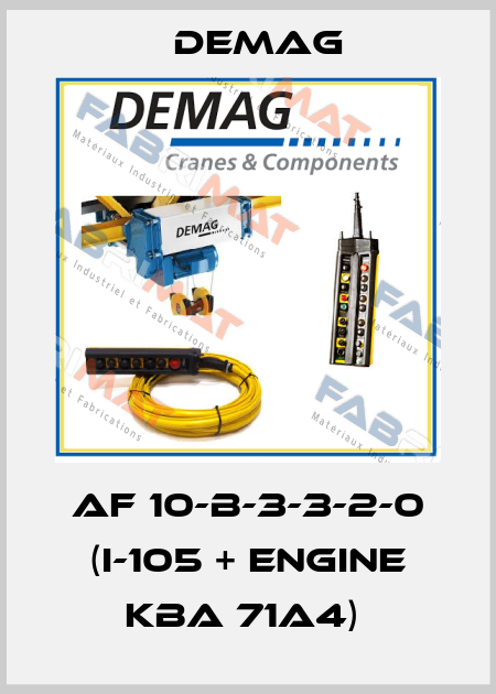 AF 10-B-3-3-2-0 (I-105 + ENGINE KBA 71A4)  Demag