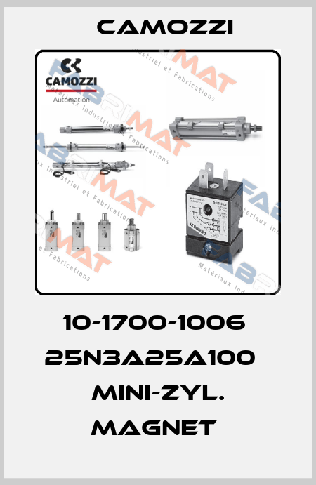 10-1700-1006  25N3A25A100   MINI-ZYL. MAGNET  Camozzi