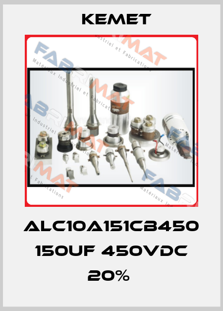 ALC10A151CB450 150UF 450VDC 20%  Kemet