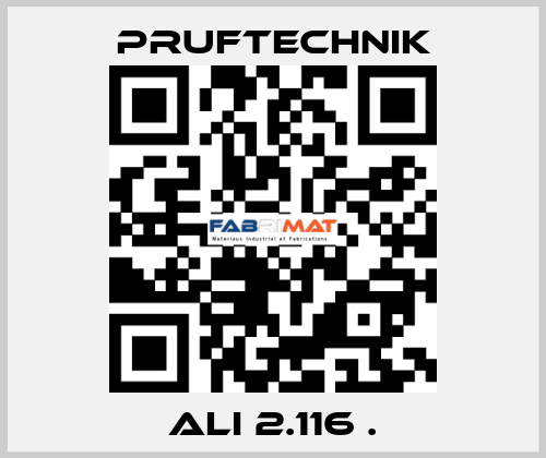 ALI 2.116 . Pruftechnik