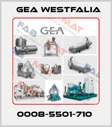 0008-5501-710  Gea Westfalia