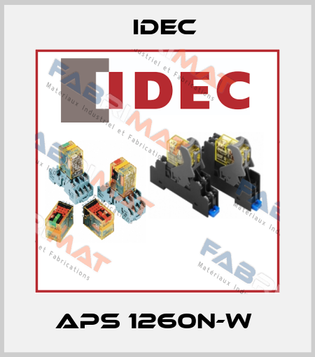 APS 1260N-W  Idec
