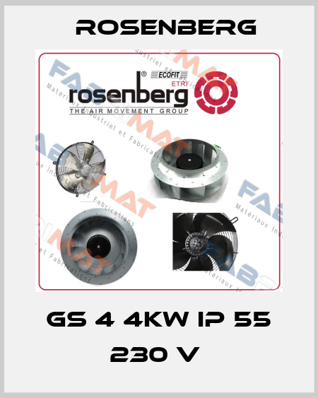 GS 4 4KW IP 55 230 V  Rosenberg