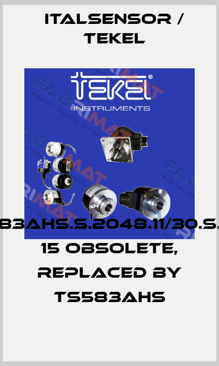 TI583AHS.S.2048.11/30.S.K4. 15 obsolete, replaced by TS583AHS Italsensor / Tekel
