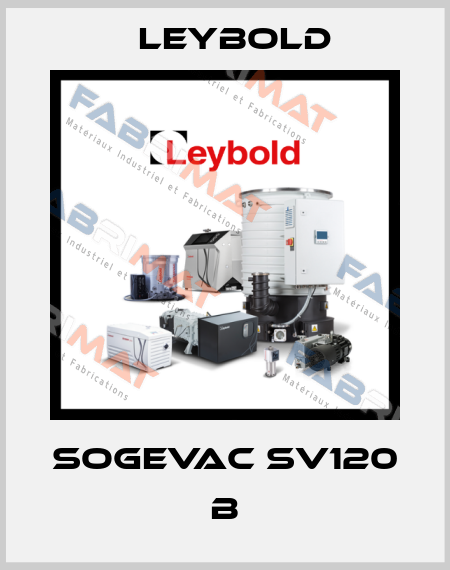 SOGEVAC SV120 B Leybold
