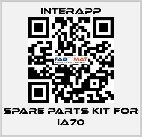 SPARE PARTS KIT FOR IA70 InterApp
