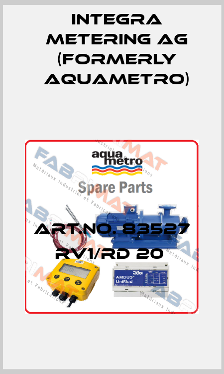 ART.NO. 83527 RV1/RD 20  Integra Metering AG (formerly Aquametro)