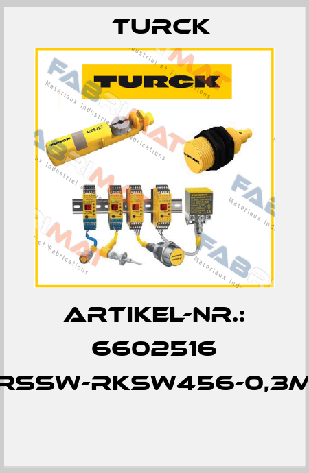 ARTIKEL-NR.: 6602516 RSSW-RKSW456-0,3M  Turck