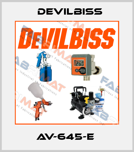 AV-645-E  Devilbiss