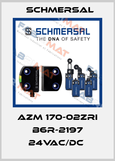 AZM 170-02ZRI B6R-2197 24VAC/DC  Schmersal