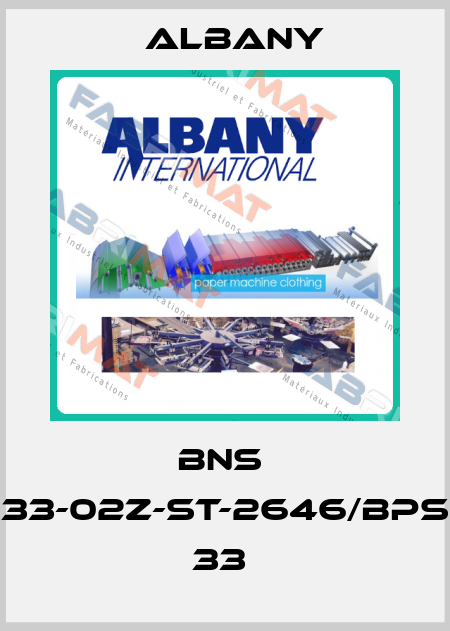 BNS  33-02Z-ST-2646/BPS 33  Albany