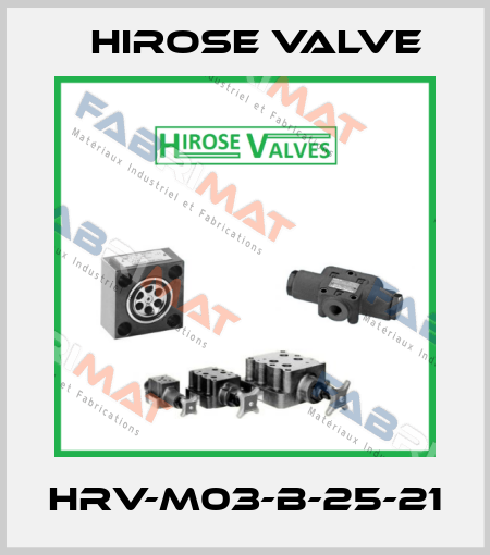 HRV-M03-B-25-21 Hirose Valve