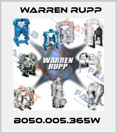 B050.005.365W  Warren Rupp