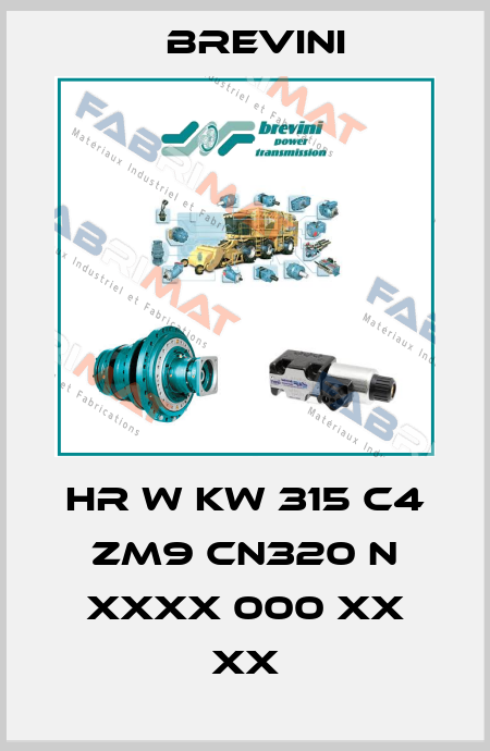 HR W KW 315 C4 ZM9 CN320 N XXXX 000 XX XX Brevini