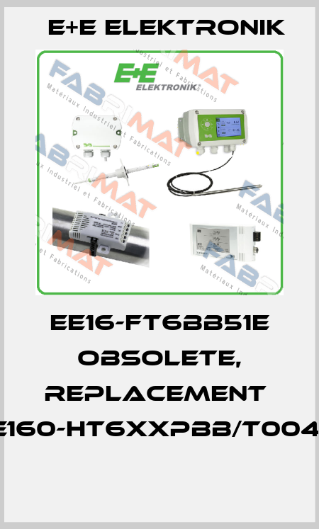 EE16-FT6BB51E obsolete, replacement  EE160-HT6xxPBB/T004M  E+E Elektronik