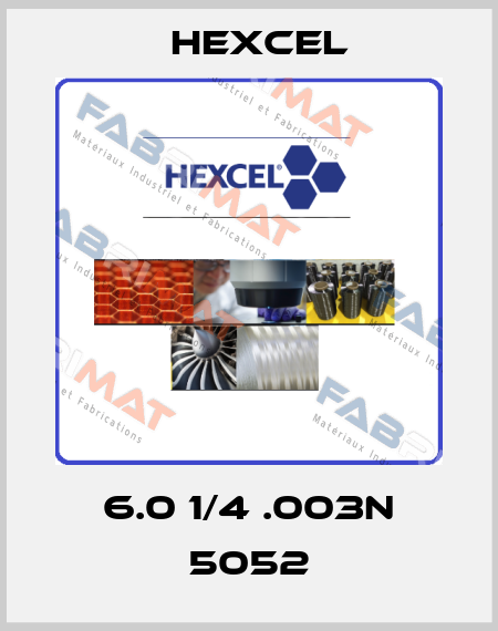 6.0 1/4 .003N 5052 Hexcel