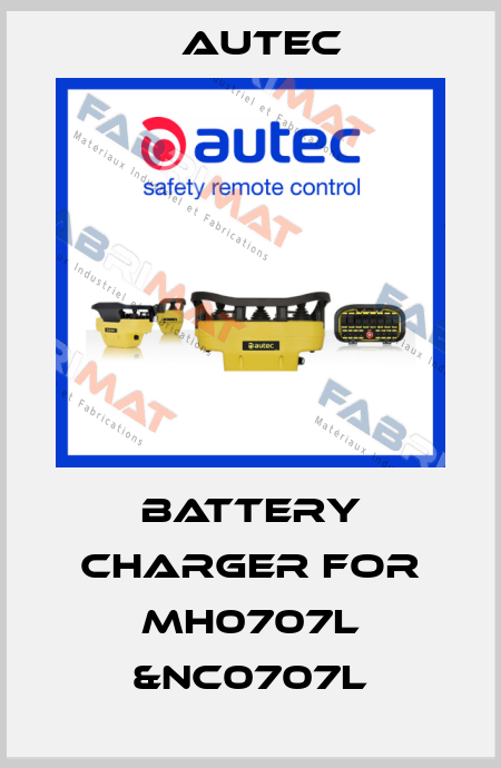 Battery charger for MH0707L &NC0707L Autec