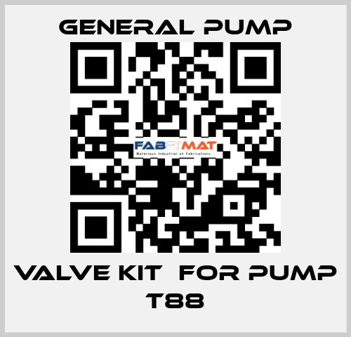 Valve Kit  for pump T88 General Pump