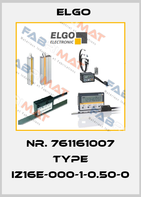 Nr. 761161007 Type IZ16E-000-1-0.50-0 Elgo