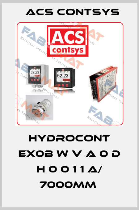 Hydrocont Ex0B W V A 0 D H 0 0 1 1 A/ 7000mm  ACS CONTSYS