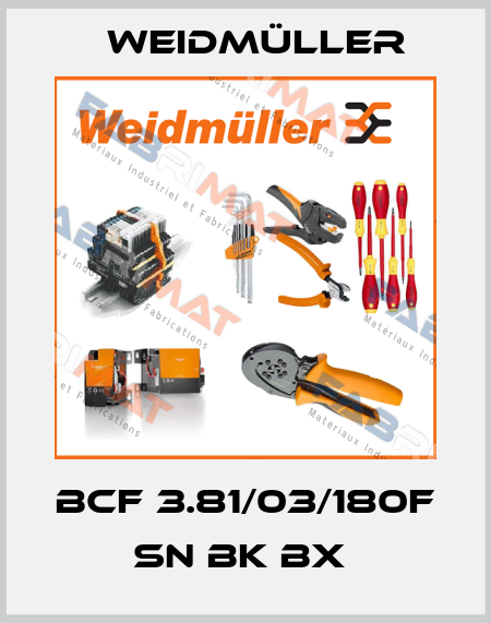 BCF 3.81/03/180F SN BK BX  Weidmüller