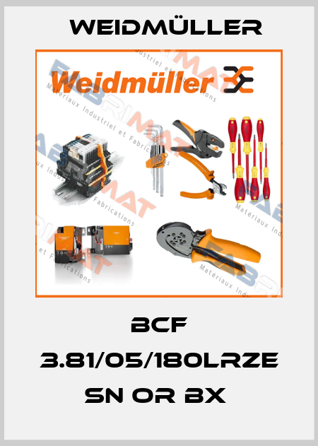 BCF 3.81/05/180LRZE SN OR BX  Weidmüller