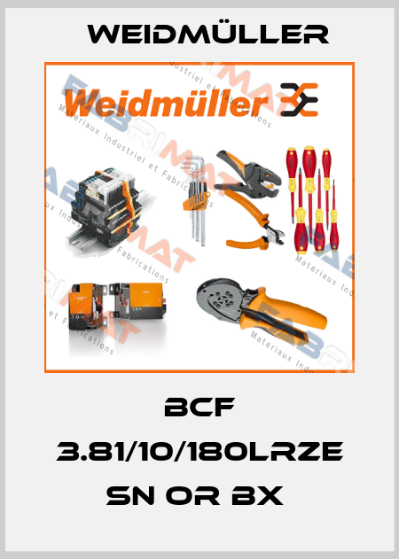 BCF 3.81/10/180LRZE SN OR BX  Weidmüller