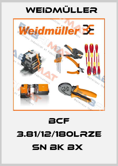 BCF 3.81/12/180LRZE SN BK BX  Weidmüller