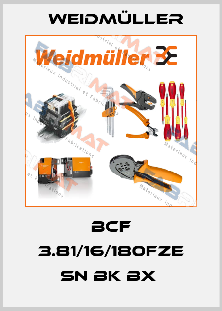 BCF 3.81/16/180FZE SN BK BX  Weidmüller