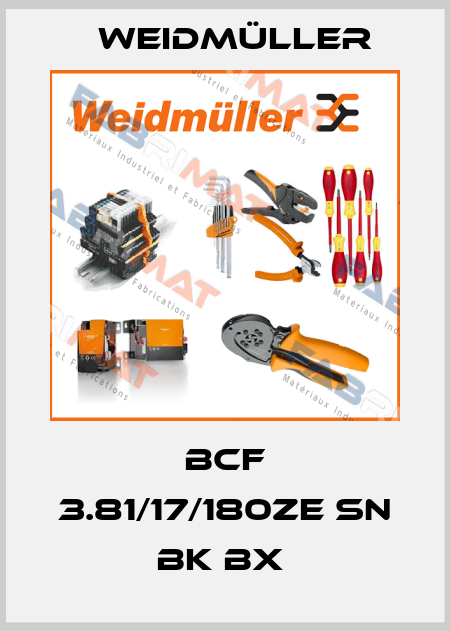 BCF 3.81/17/180ZE SN BK BX  Weidmüller