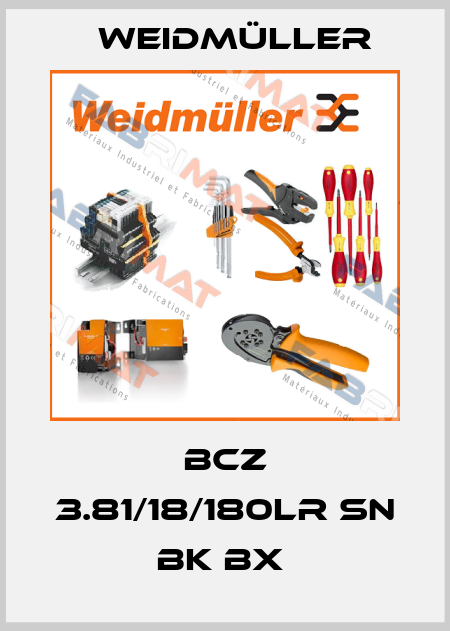BCZ 3.81/18/180LR SN BK BX  Weidmüller