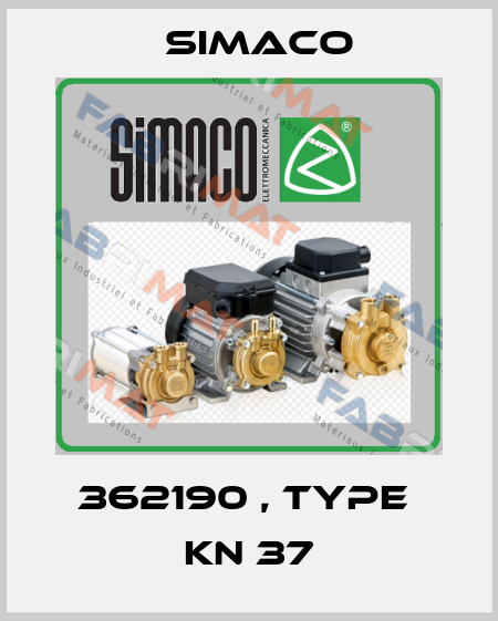 362190 , type  KN 37 Simaco