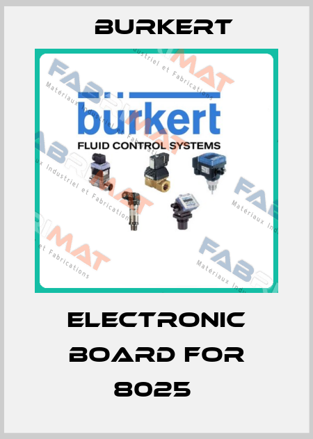 Electronic Board For 8025  Burkert