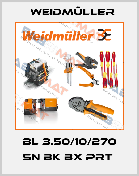 BL 3.50/10/270 SN BK BX PRT  Weidmüller