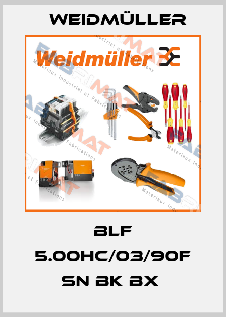 BLF 5.00HC/03/90F SN BK BX  Weidmüller